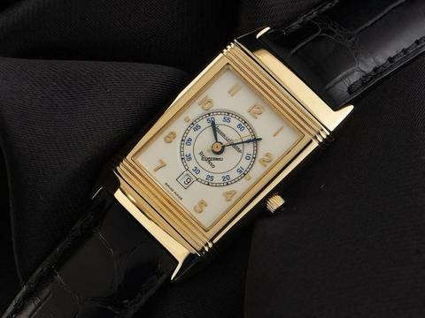  Jaeger-LeCoultre Reverso Classique Classic Monoface Ref.250.5.11 1976 original Box sehr gut Vintage Reverso Classic Monoface 18kt Gelbgold 
