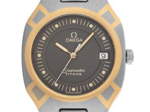 Thumbnail von Omega Seamaster Polaris Ref.3961100.1 1989 Box sehr gut Vintage Seamaster Polaris Titan 18kt Gelbgold