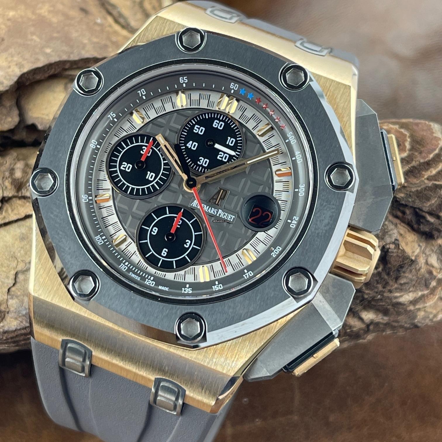  Audemars Piguet Royal Oak Offshore Chronograph Offshore 44mm SCHUMACHER Limited - Ref. 26568OM.OO.A004CA.01 Copy of the original AP papers included 