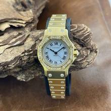 Thumbnail von Cartier Santos Santos Octagon 18Kt Gelbgold Diamond - Ref. 86347181 FACTORY DIAMONDS