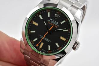 Thumbnail von Rolex Milgauss 116400GV Green Full Set LC100