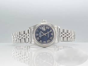 Thumbnail von Rolex Lady-Datejust Stahl Weissgold 750 2002 Automatik Gold Damen Stainless Steel 18kt White Gold Jubilé-band Chronometer Oyster Blue Dial
