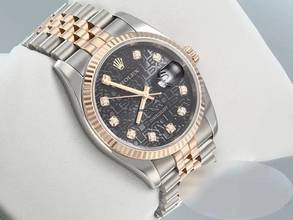 Thumbnail von Rolex Datejust 36 36mm 116231 2013 Stahl Rosegold 750 Diamanten Automatik