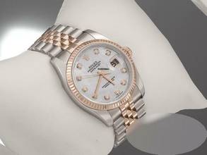 Thumbnail von Rolex Datejust 36 36mm 116231 2013 Stahl Rosegold 750 Perlmutt Diamanten Automatik Stainless Steel 18kt Rose Gold Jubilé-band Chronometer Oyster
