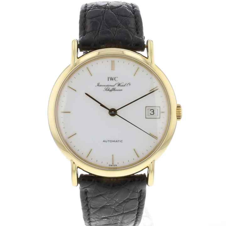  IWC Portofino Automatic 34 White Dial Yellow Gold 