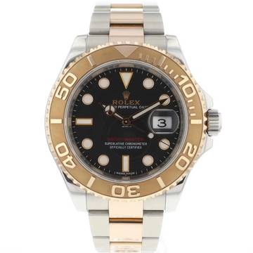 Rolex Yacht-Master 40 Steel Everose Gold Black Dial 