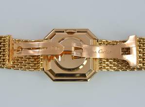 Thumbnail von Cartier Ceinture Paris 17001 Jumbo 31MM yellow gold 18KT Automatic Full Set