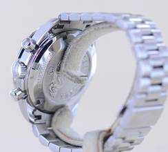 Thumbnail von Omega Speedmaster Ladies Chronograph Automatic Chronograph 38mm Unisex Keramiklünette B+P rar Cal 3304