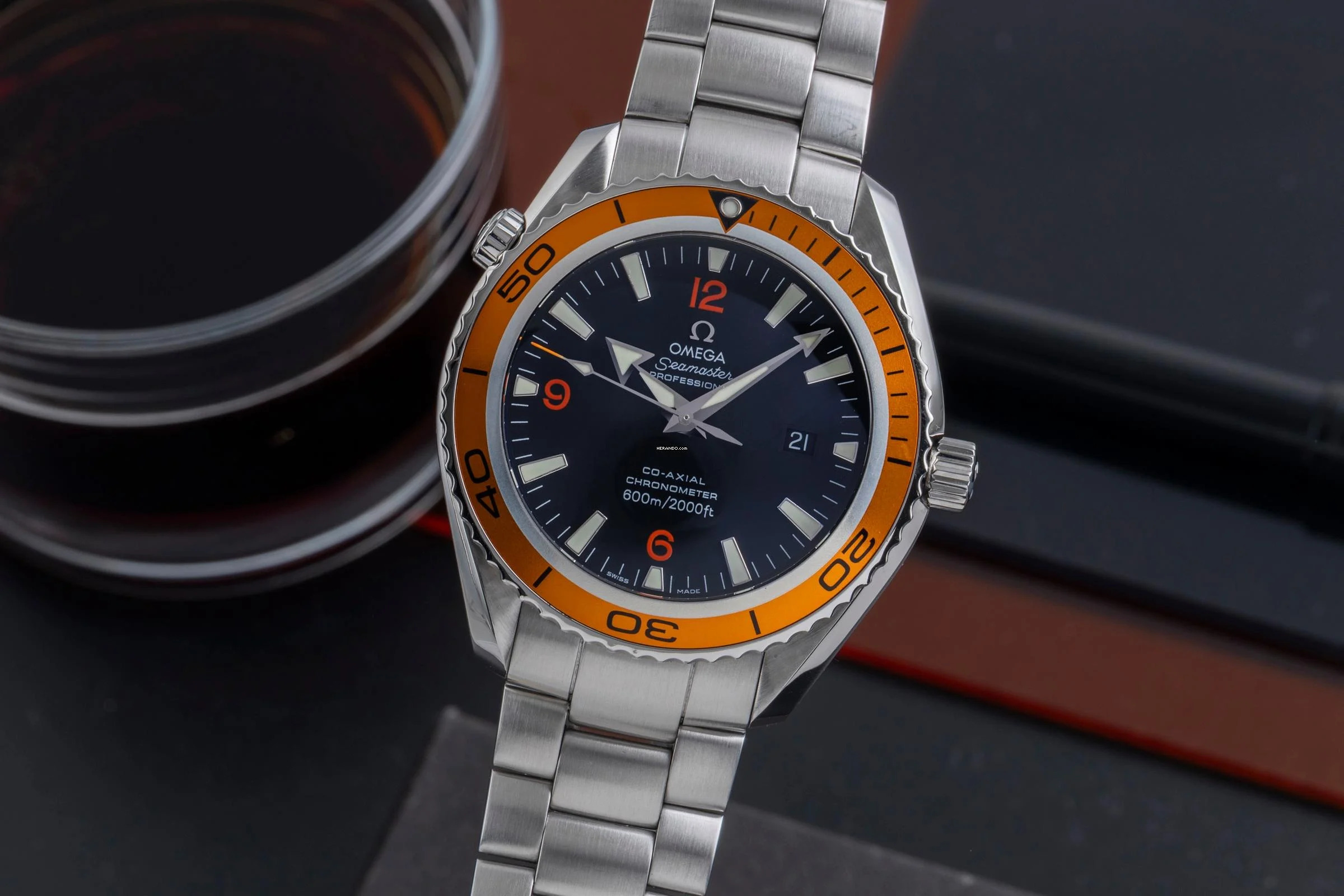 Omega Seamaster Planet Ocean Stahl Automatik Herrenuhr Ref. 2908.50.38