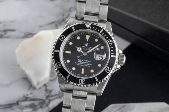  Rolex Submariner Date 40 Stahl Automatik Herrenuhr Ref. 16610 N-Serie 