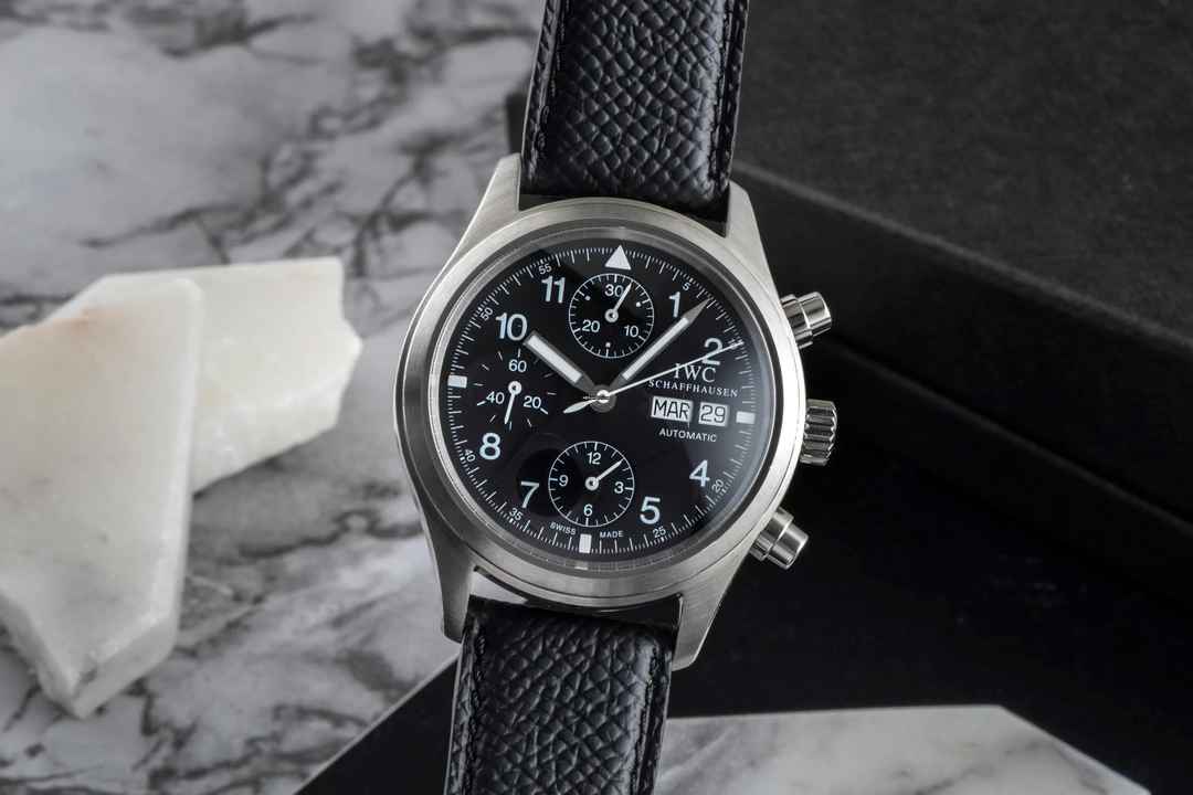  IWC Fliegeruhr Chronograph Fliegerchronograph Chronograph Stahl Automatik Herrenuhr Ref. IW370602 
