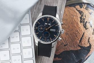 Thumbnail von Union Glashütte Belisar Chronograph Stahl Automatik Ref. D0094251705701 B&P 2020