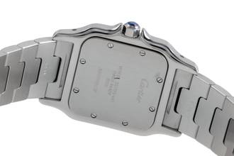 Thumbnail von Cartier Santos Galbée Stahl Quarz Herrenuhr Ref. W20060D6 Papiere 2017