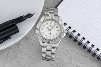Thumbnail von Breitling Colt Automatic 300M Automatik Datum White Dial Edelstahl Herrenuhr Ref. A17035