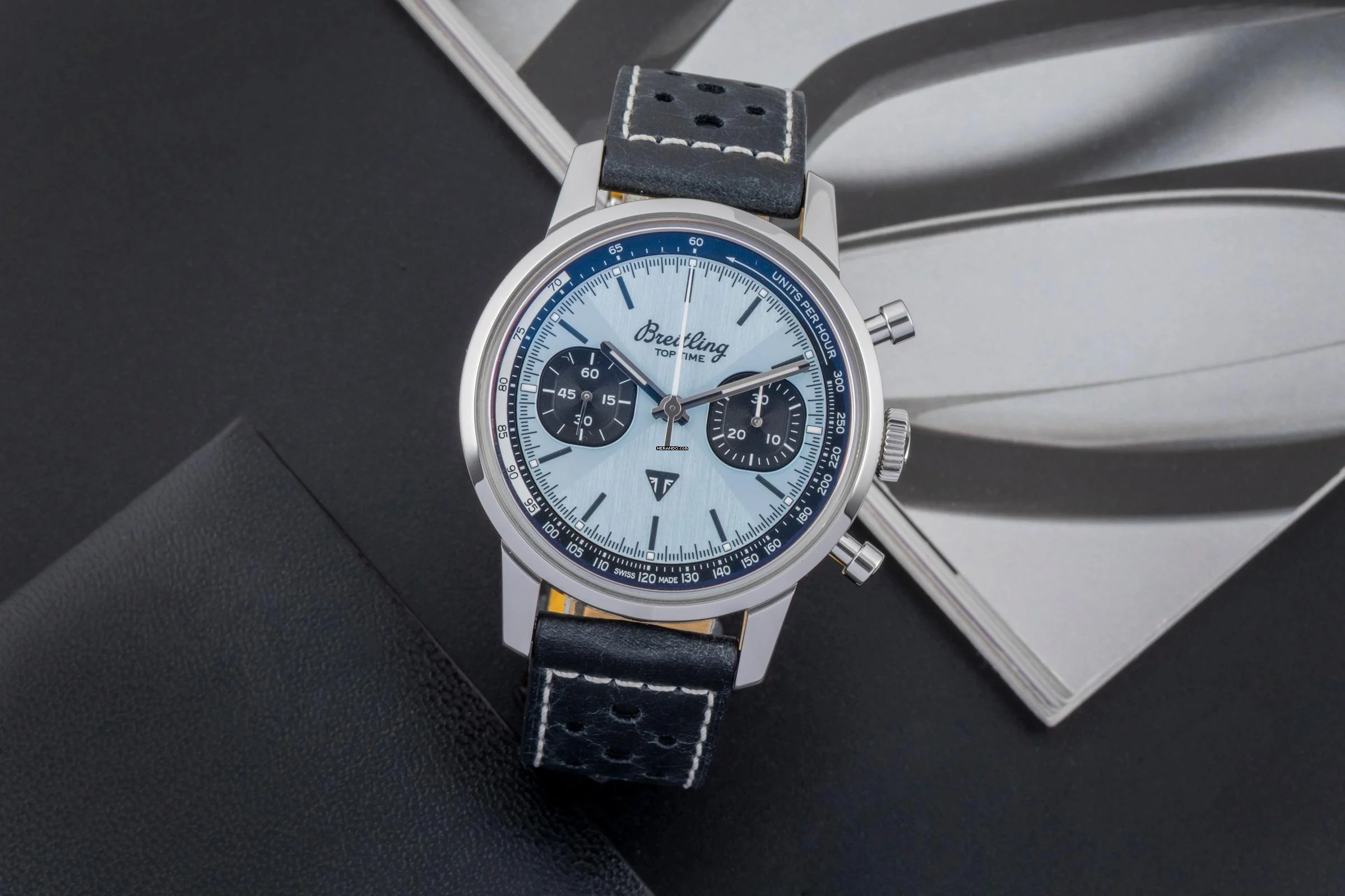 Breitling Top Time Chronograph Stahl Automatik Herrenuhr Ref. A23311121C1X1 B&P