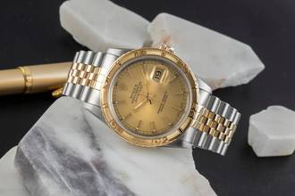 Thumbnail von Rolex Datejust Turn-O-Graph Turn-O-Graph 36 Stahl / Gold Automatik Herrenuhr Ref. 16263 B&P