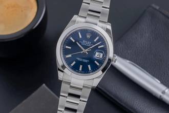 Thumbnail von Rolex Datejust 41 Silver Dial Edelstahl Automatik Herrenuhr Ref. 126300 B&P 2019