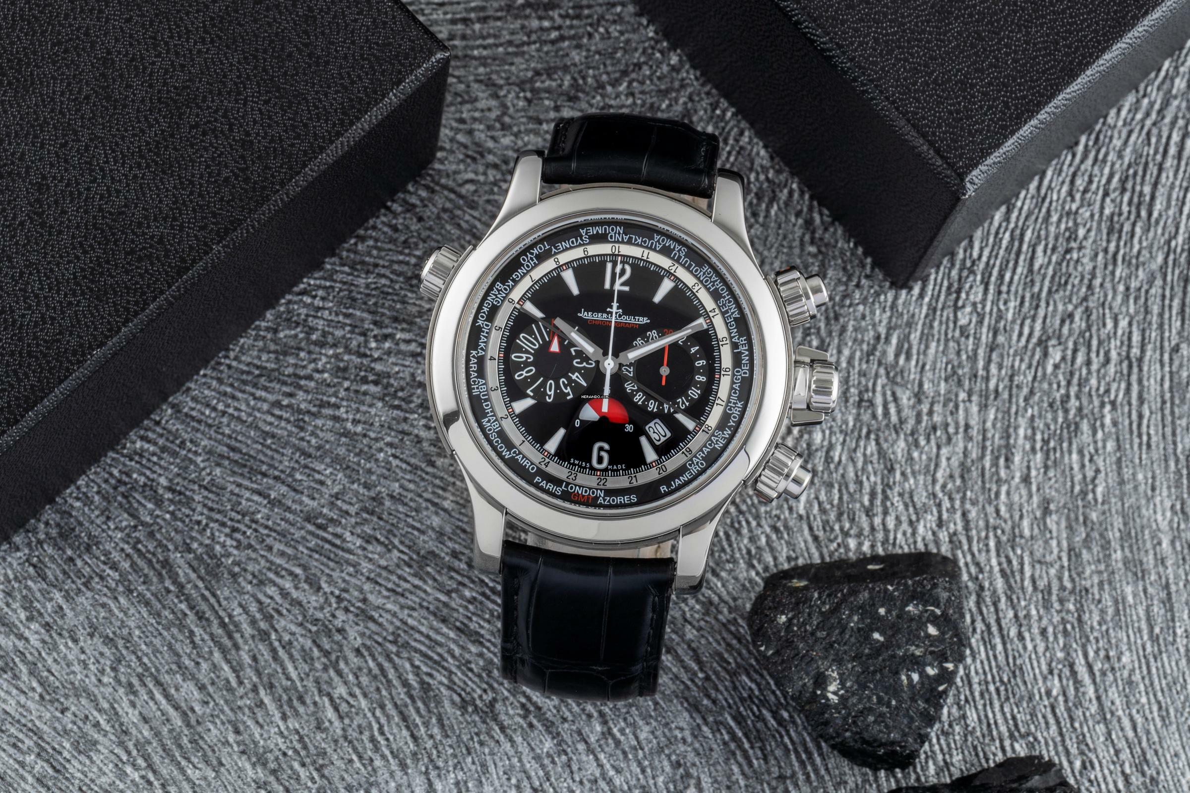  Jaeger-LeCoultre Master Compressor Stahl / Titan Ref. 150.8.22 B&P 2010 