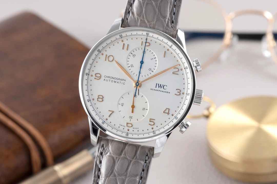  IWC Portugieser Chronograph Stahl Automatik Herrenuhr Ref. IW371604 
