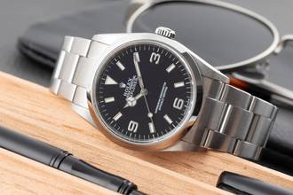 Thumbnail von Rolex Explorer 36 Black Dial Oyster Edelstahl Automatik Ref. 114270 Y-Serie