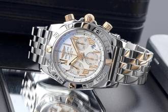 Thumbnail von Breitling Chronomat 44 Chronograph Stahl / Gold Automatik Ref. IB0110 B011G77PA