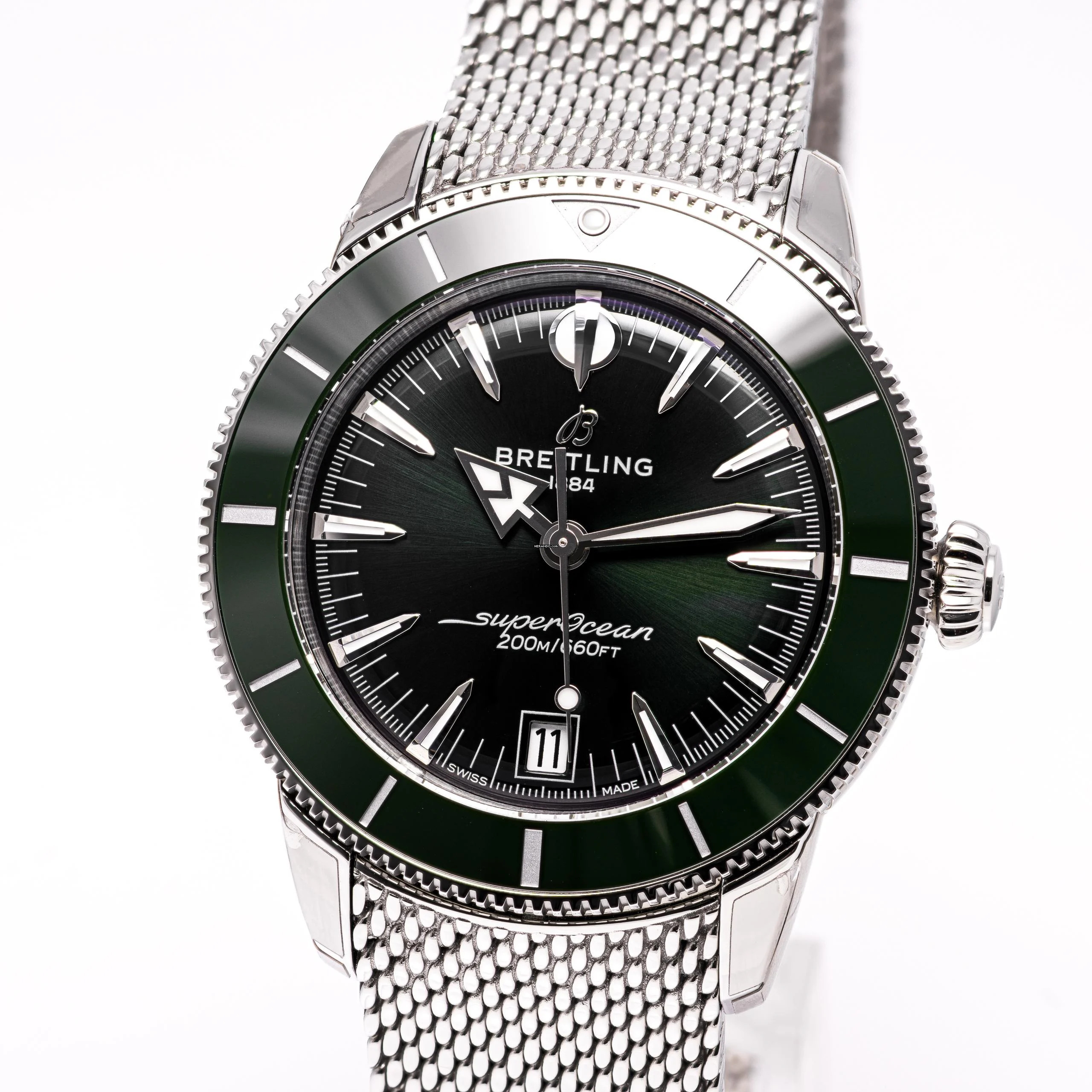 Breitling Superocean Heritage B31 Green 40 – AB3110361L1A1 – NEW & Unworn – 01/2026 Full Set