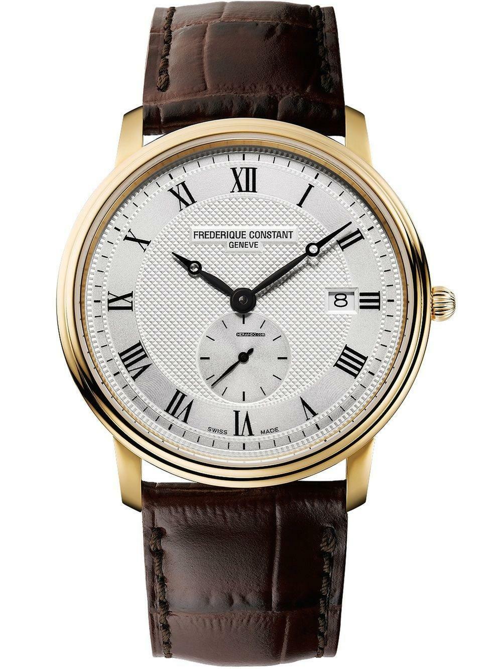  Frederique Constant Slimline Gents FC-245M5S5 Slimline Small Seconds Herrenuhr 