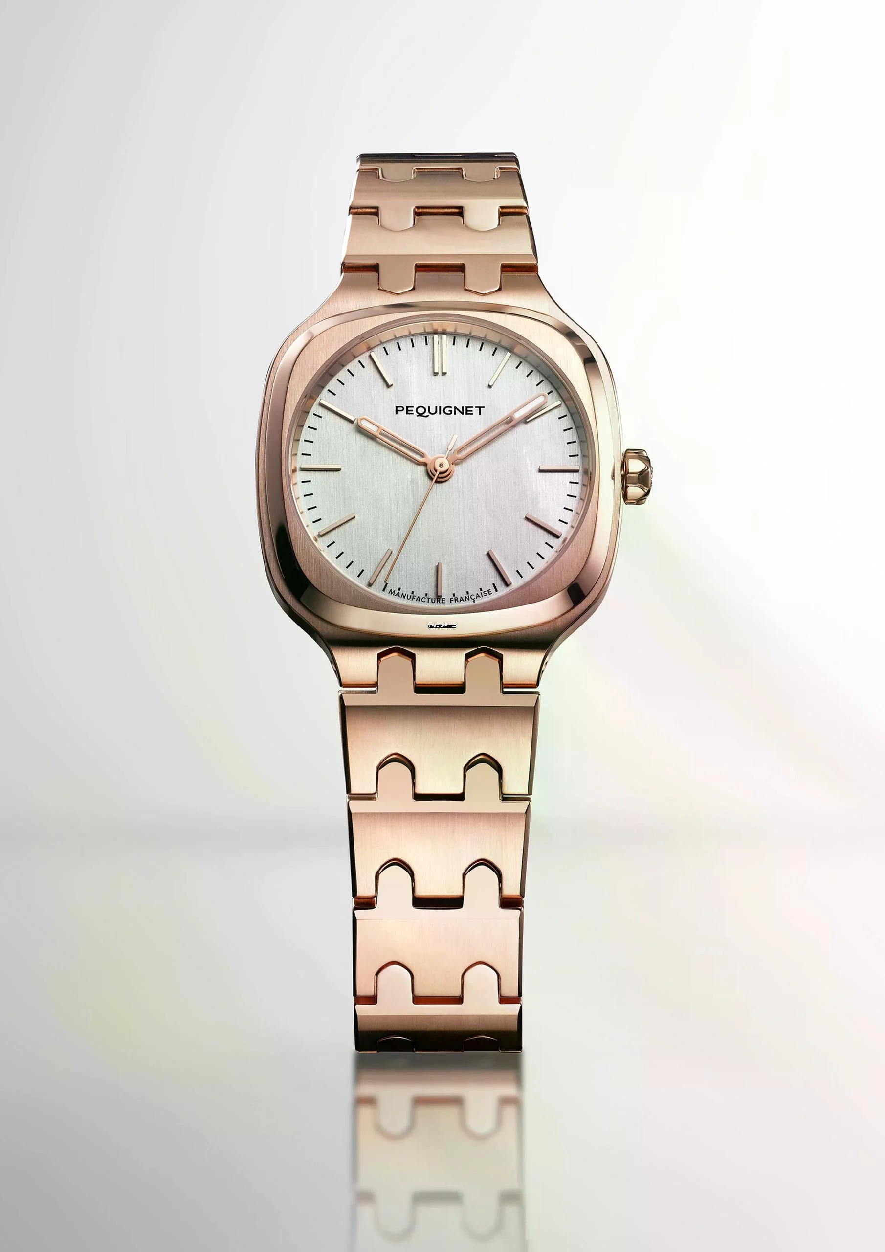  Pequignet Concorde Gold Watch Gold Bracelet 30mm 