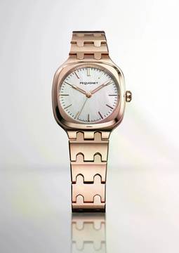  Pequignet Concorde Gold Watch Gold Bracelet 30mm 