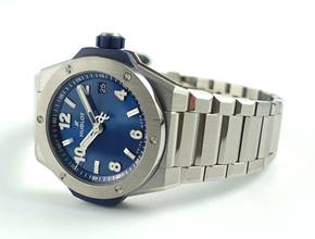 Thumbnail von Hublot Big Bang Integrated Time Only Titanium Blue Hublot Box and E-Warranty 12-2025