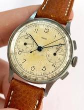 Thumbnail von Jaeger-LeCoultre Classic Vintage Chronograph Steel Jaeger-Only Dial 35mm unbekannt