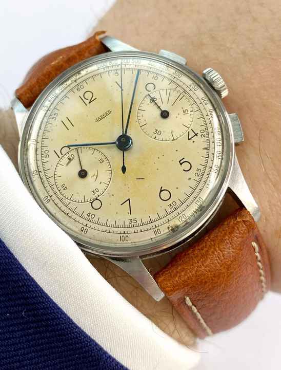  Jaeger-LeCoultre Classic Vintage Chronograph Steel Jaeger-Only Dial 35mm unbekannt 