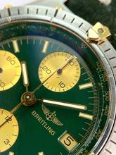 Thumbnail von Breitling Chronomat Serviced (560e) Chronomat Vintage Chronograph Green Grün 81950 81950