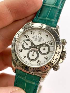  Rolex Daytona Original Daytona Weissgold Solid White Gold 16519 Chronograph 16519 