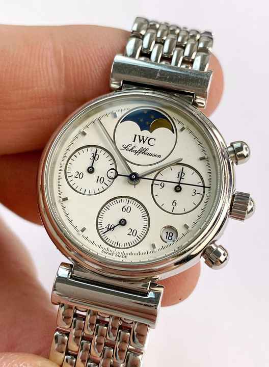  IWC Da Vinci Chronograph Lady Moonphase ref 3736 Chronograph Quartz Mondphase Damen 3736 