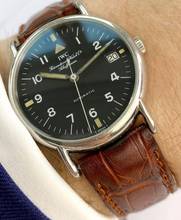 Thumbnail von IWC Portofino Automatic Serviced (400e) Portofino Military Automatic Black Military Dial ref 3513 3513