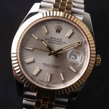 Thumbnail von Rolex Datejust 41 Steel/Gold Jubilee Fluted Silver Dial