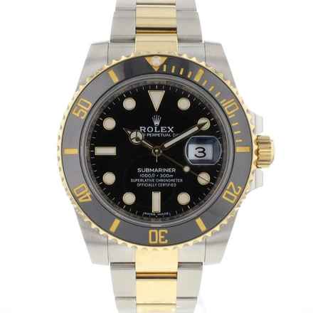  Rolex Submariner Date Steel Gold Black Dial 
