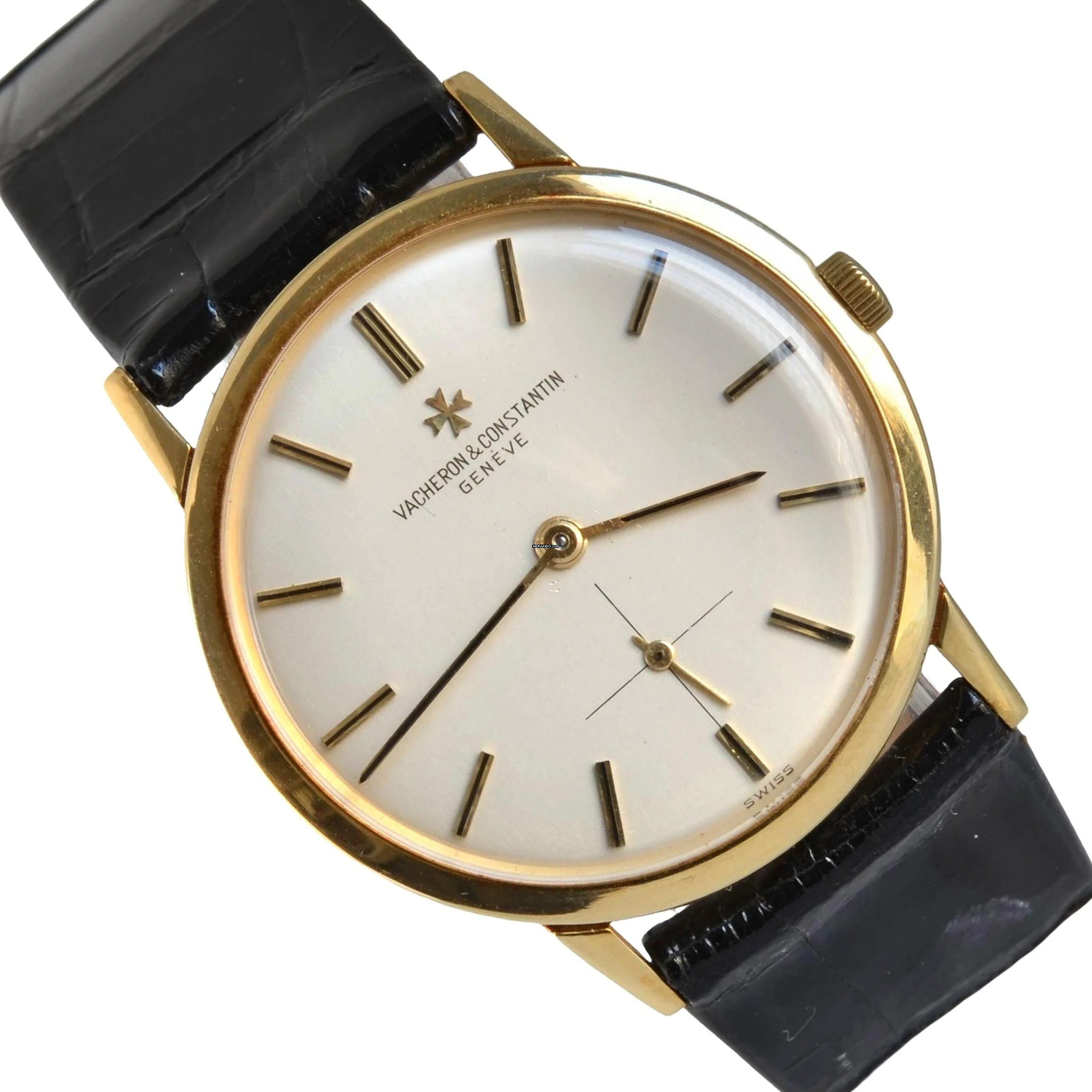  Vacheron Constantin Classic 32MM Ultra-Thin silver dial yellow gold 18KT 1960 