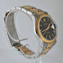 Thumbnail von Rolex Oyster Perpetual Date 15223 Black dial Full Set TOP Condition