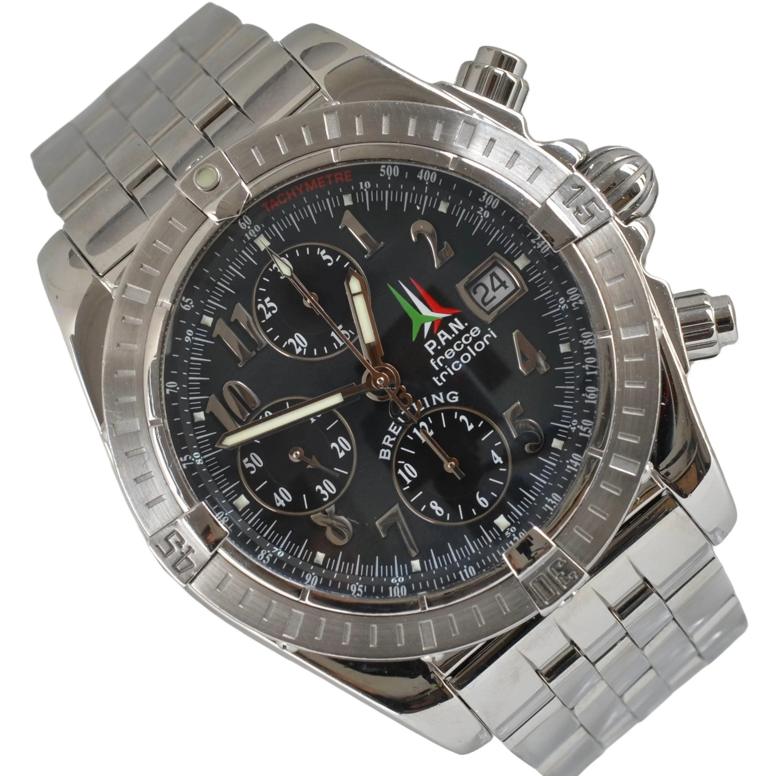  Breitling Chronomat Evolution A13356 Evolution P.A.N. Frecce Tricolori Limited Edition Full Set 