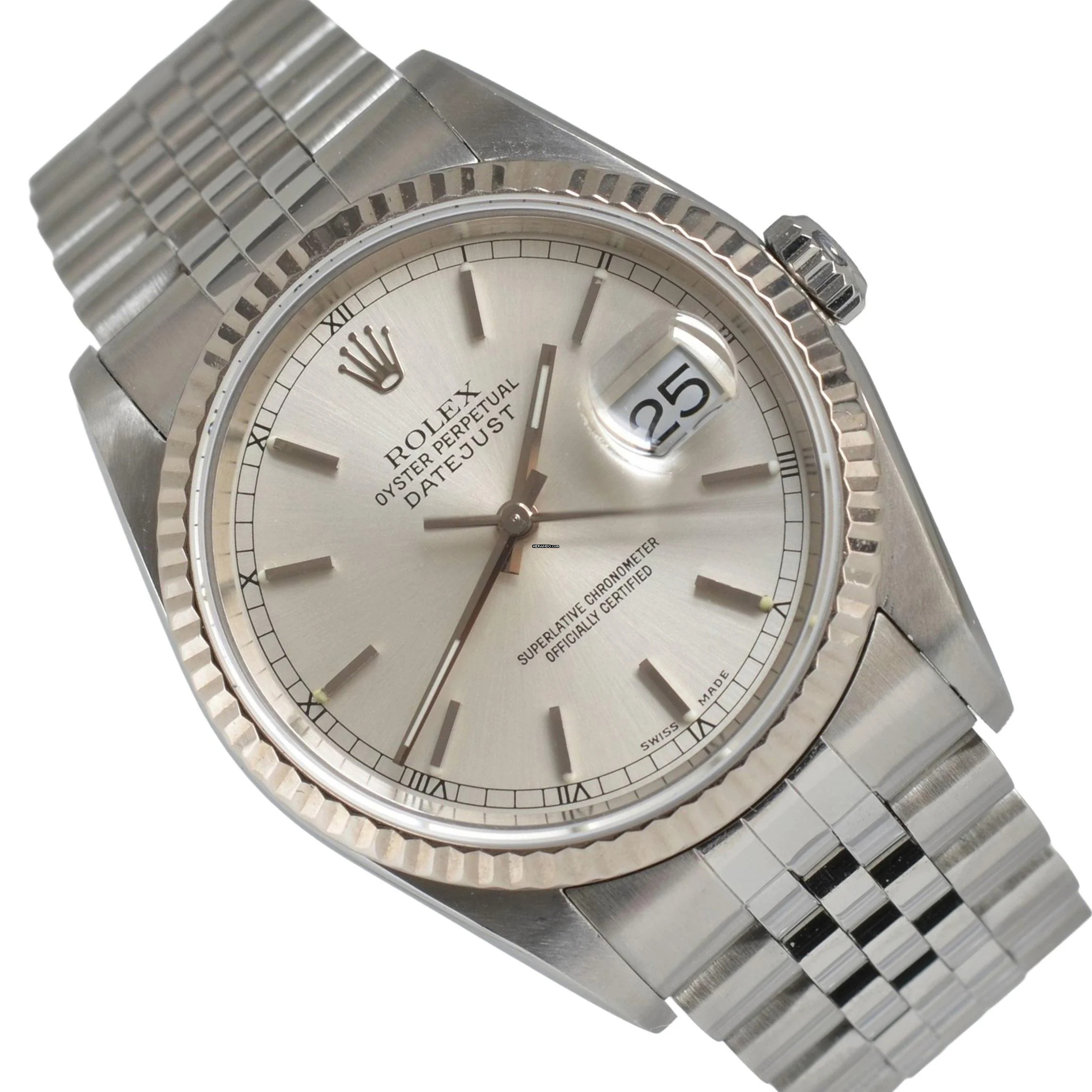 Rolex Datejust 36 16234 Soleil silver dial Full Set Like NEW