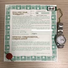 Thumbnail von Rolex Datejust 36 16200 White Romans dial 1998 Full Set