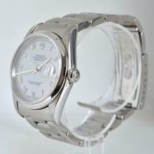 Thumbnail von Rolex Datejust 36 16200 White Romans dial 1998 Full Set