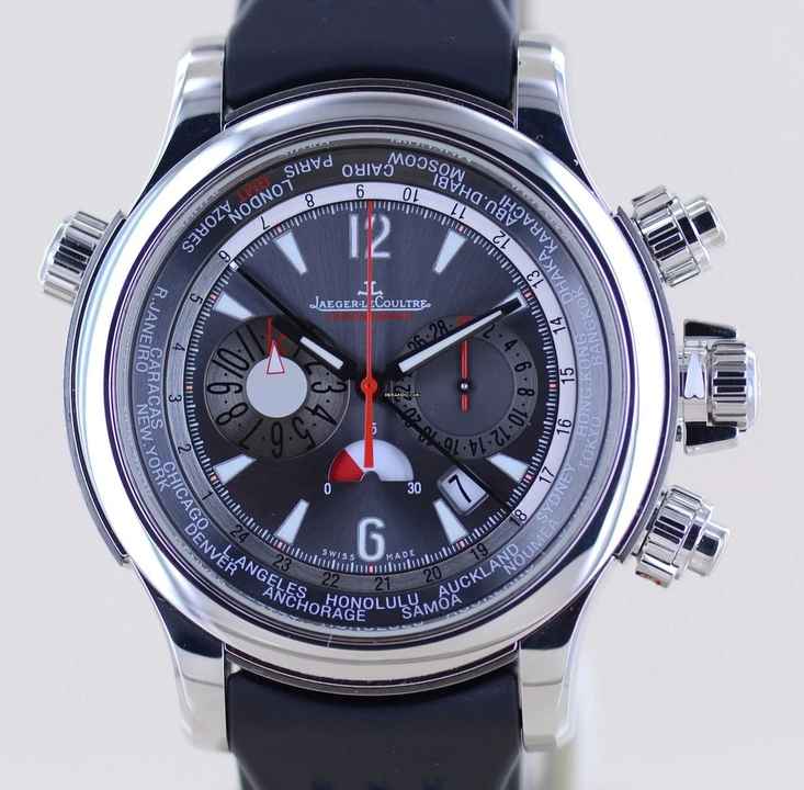  Jaeger-LeCoultre Master Compressor Extreme World Chronograph Platinum Sports 46mm Black B+P 