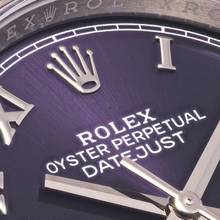 Thumbnail von Rolex Datejust 36 Lila Factory Diamond – 126284RBR – like NEW – 03/2023 Full Set Lc100