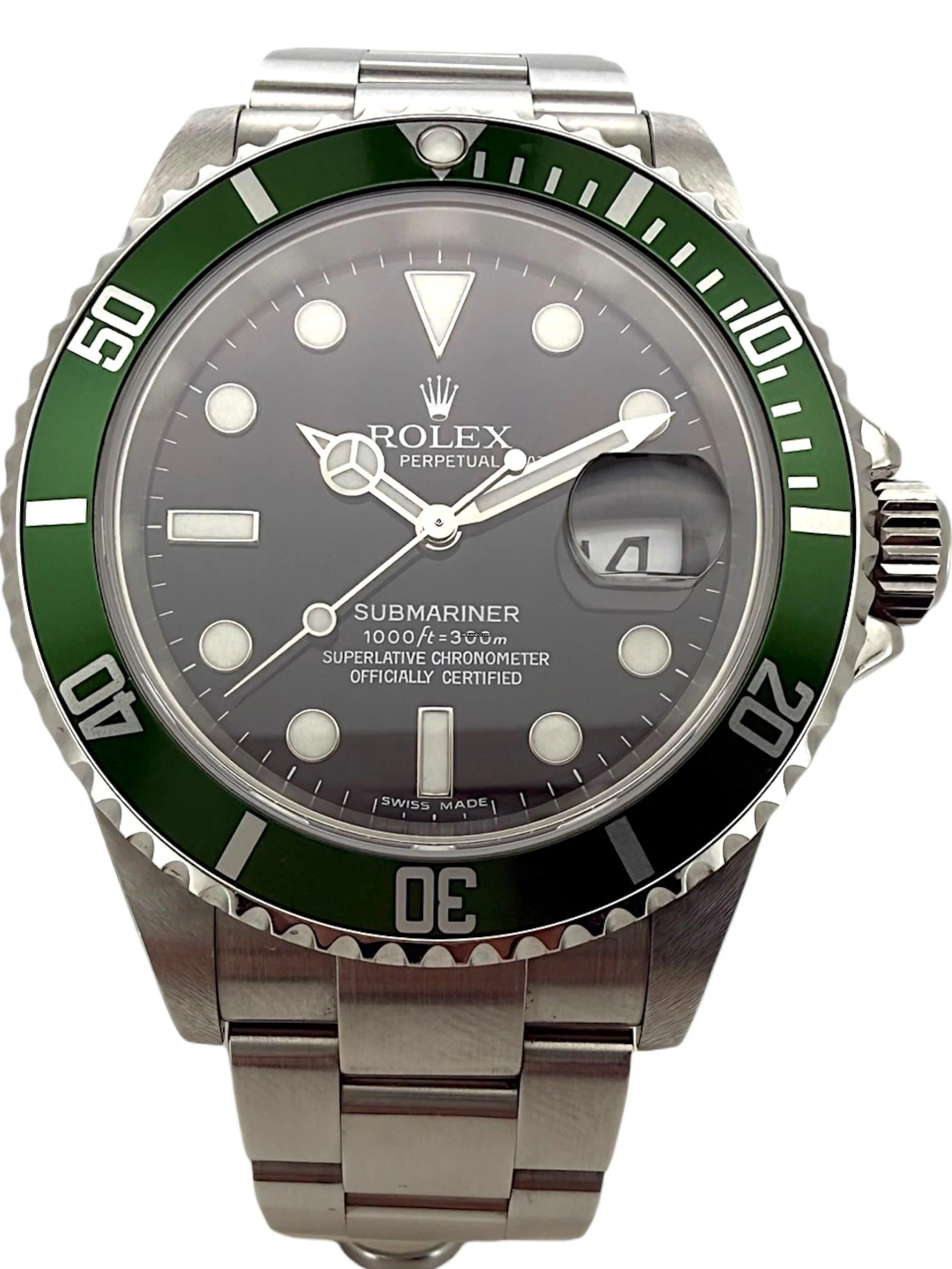 Rolex Submariner Date Referenz 16610LV Full Set LC100