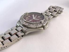 Thumbnail von Breitling Colt Quartz ref A57035 Burgundy Bordeaux Red Dial Colt Quarz Quartz A57035