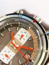 Thumbnail von Breitling Serviced (650e) Bullhead Vintage Chronograph ref 7101 Brown Dial Pupitre 7101