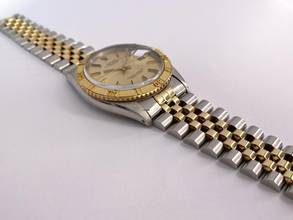 Thumbnail von Rolex Datejust Turn-O-Graph MILITARY Datejust Turnograph Serviced Automatic Steel/Gold Rare Engravement ref 1625 36mm 1625